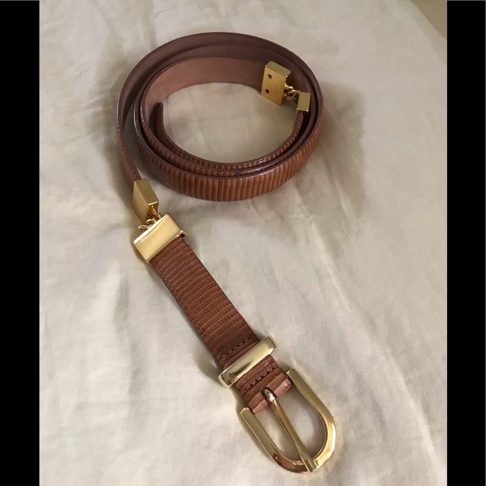 Leather belt